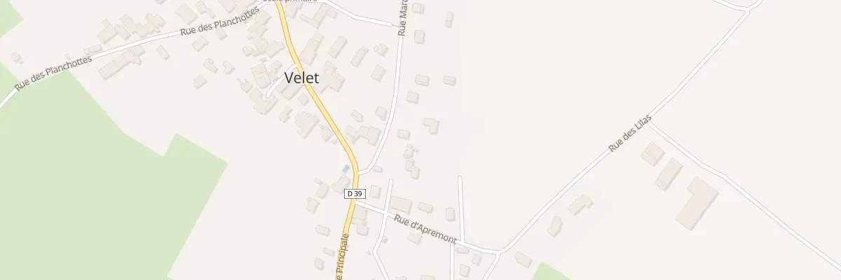 Plan du 4 Rue Marquet à Velet