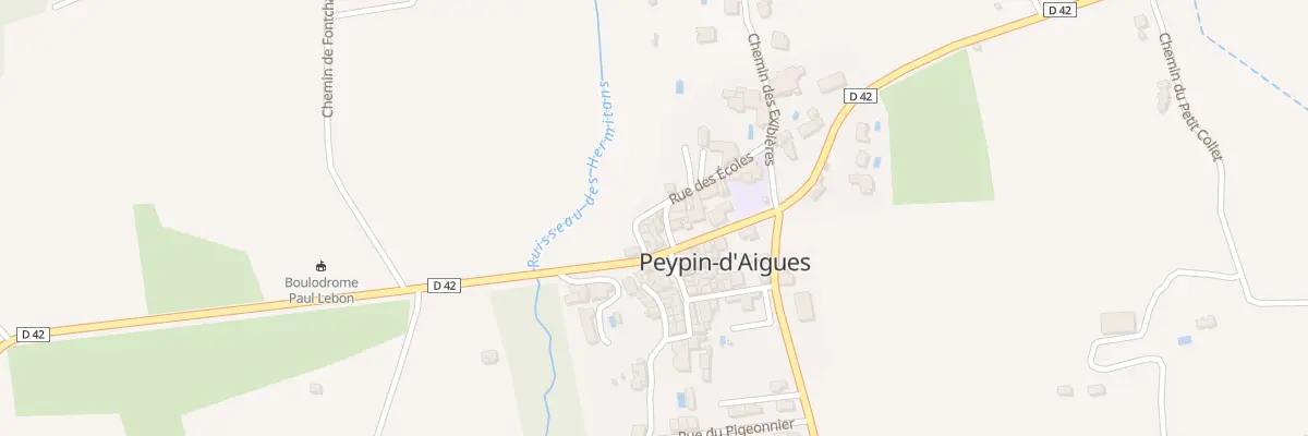 Plan du 14 Rue du Lavoir à Peypin-d’Aigues