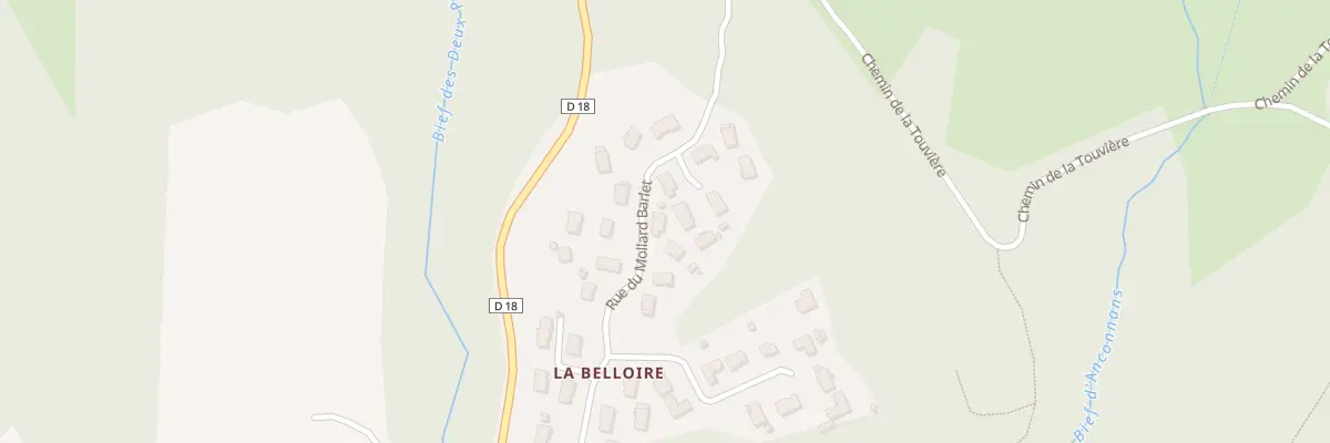 Plan du 8 Rue du Mollard Barlet à Samognat