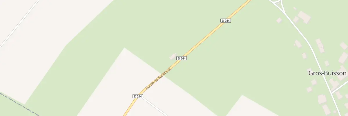 Plan du 1 Rte de Falletans à Rochefort-sur-Nenon