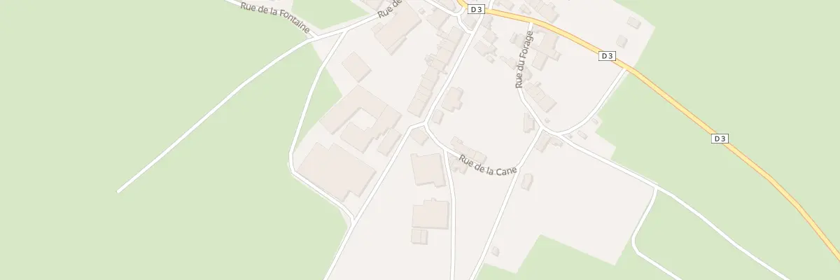 Plan du 2 Rue de la Cane à Chermisey