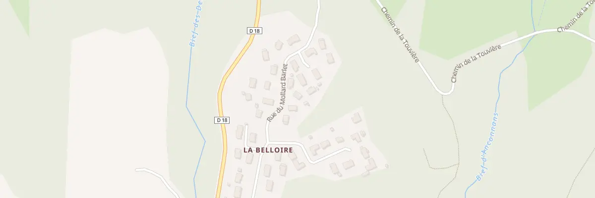 Plan du 6 Rue du Mollard Barlet à Samognat