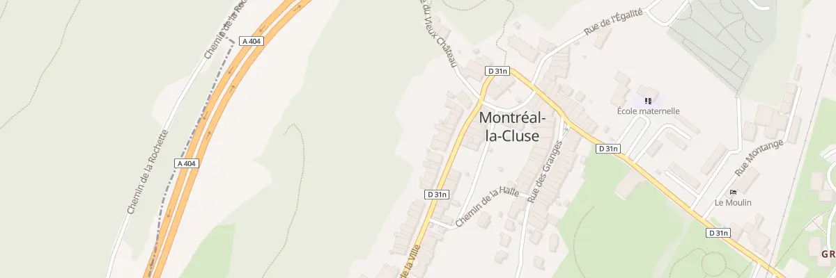Plan du 14 Rue de la Ville à Montréal-la-Cluse