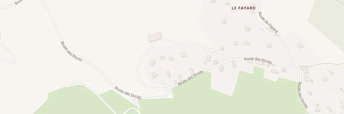 Plan du 6042 Les Etroits à Montaud