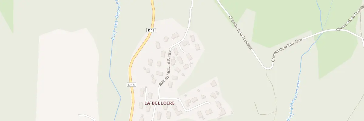 Plan du 12 Rue du Mollard Barlet à Samognat