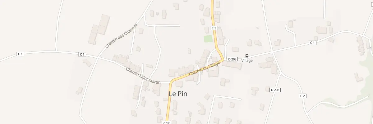 Plan du 5 Che du Village au Pin