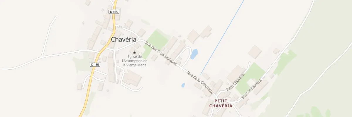 Plan du 5 Rue des Trois Maisons à Chavéria