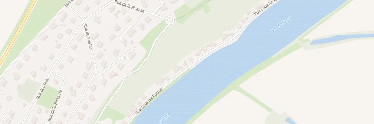 Plan du 17 Sous les Roches à Rochefort-sur-Nenon