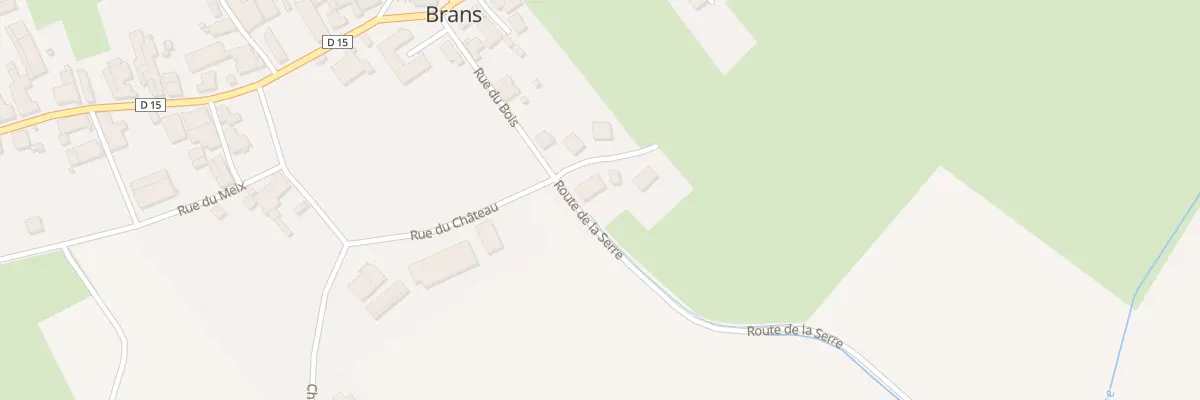 Plan du 11 Rue du Bois à Brans