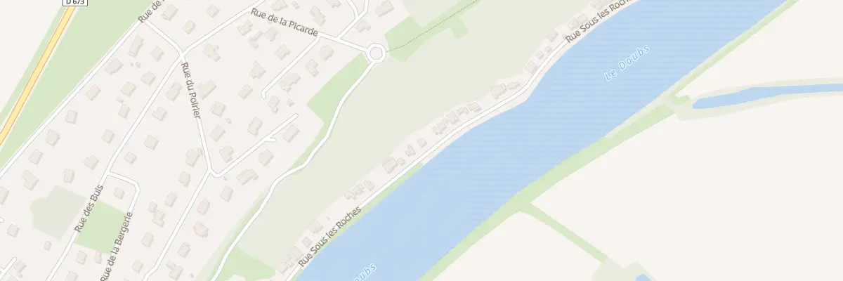 Plan du 18 Sous les Roches à Rochefort-sur-Nenon