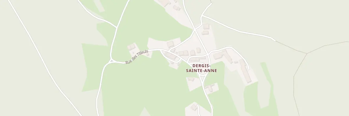 Plan du 9005 Dergis Sainte Anne à Plateau d’Hauteville