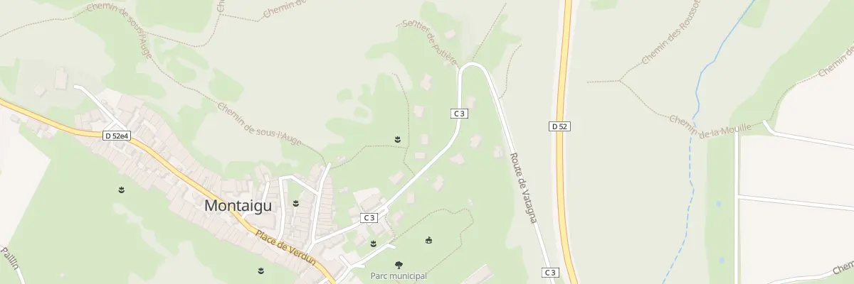 Plan du 185 Rte de Vatagna à Montaigu
