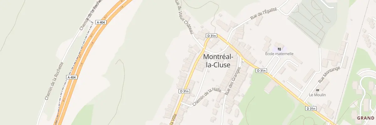 Plan du 10B Rue de la Ville à Montréal-la-Cluse