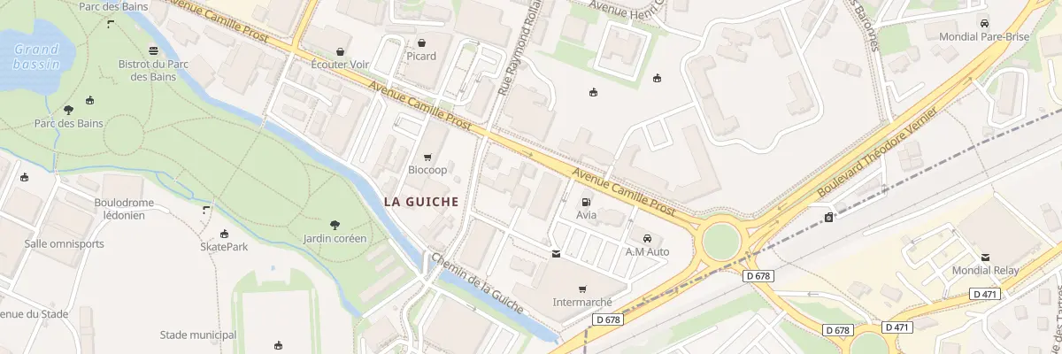 Plan du 28 Av Camille Prost à Lons-le-Saunier