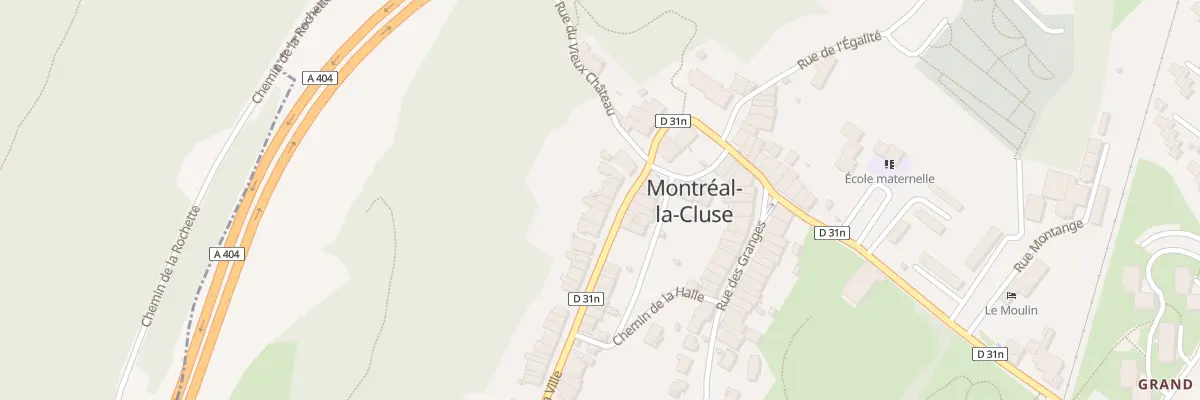 Plan du 10A Rue de la Ville à Montréal-la-Cluse