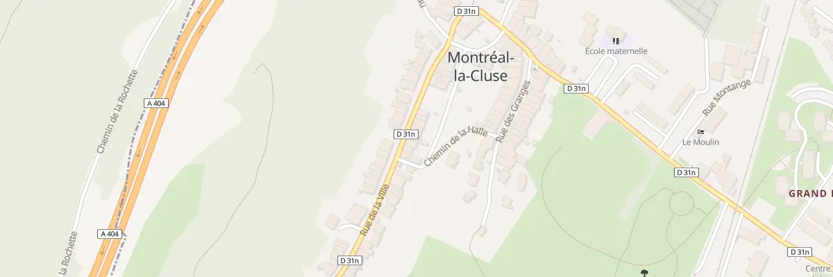 Plan du 27 Rue de la Ville à Montréal-la-Cluse