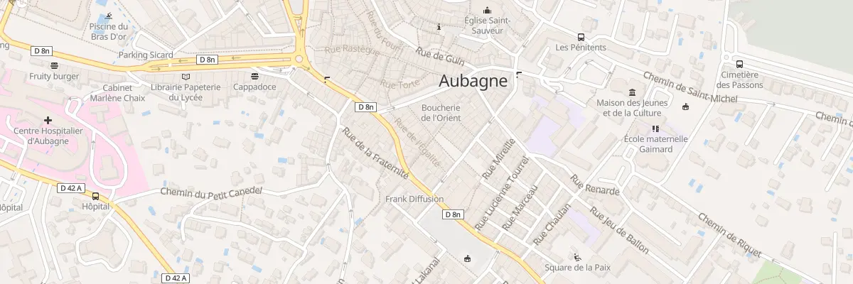 Plan du 5 Rue Hoche à Aubagne