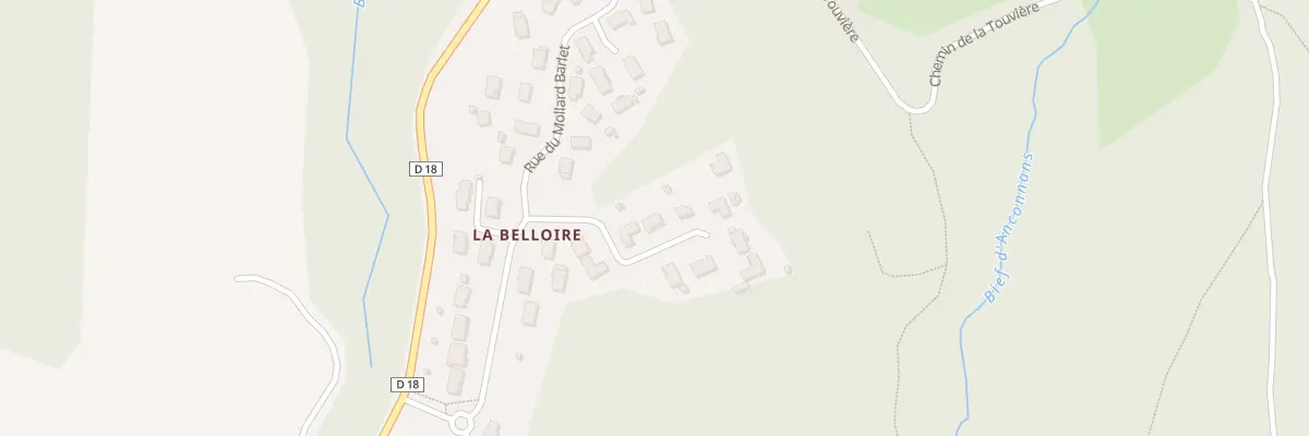 Plan du 3 Rue de la Combe Bourru à Samognat