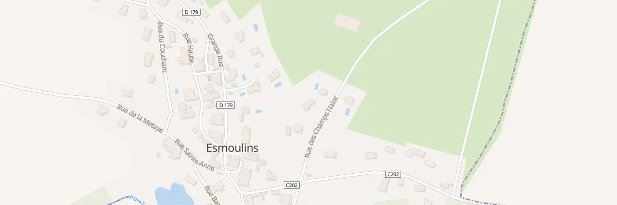 Plan du 3 Rue des Champs Nalot à Esmoulins