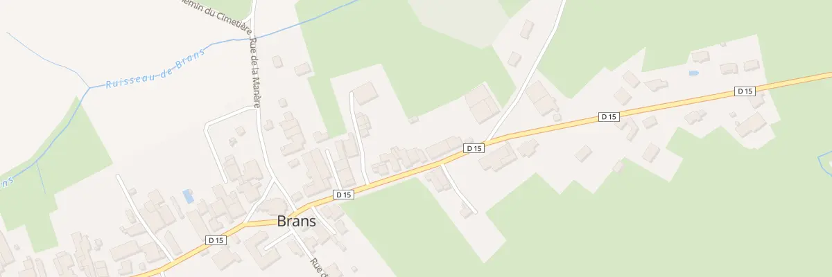 Plan du 19 Rue du Moulin à Brans