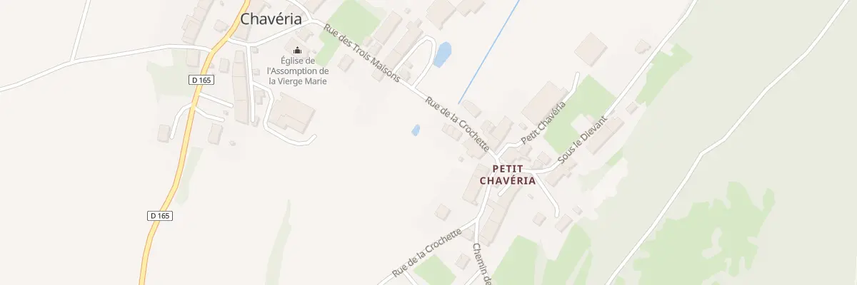 Plan du 4 Rue de la Crochette à Chavéria