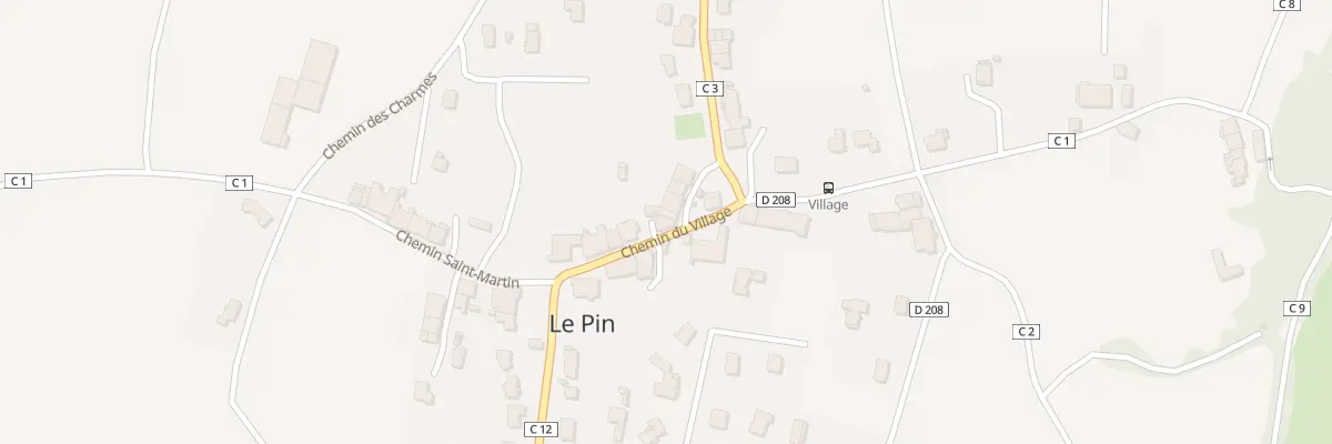 Plan du 9 Che du Village au Pin