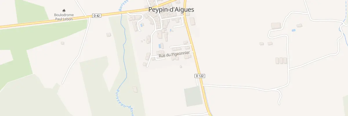 Plan du 18 Rue du Pigeonnier à Peypin-d’Aigues
