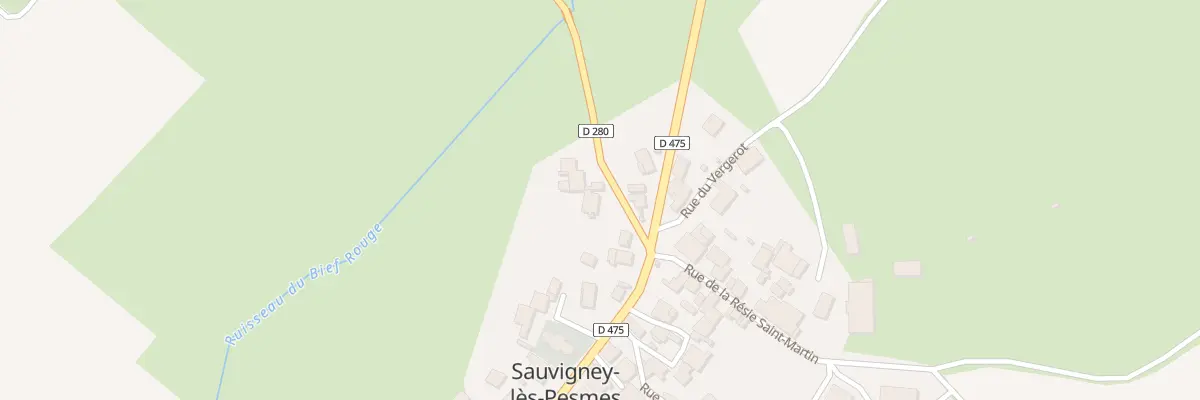 Plan du 1 Rue de la Fontaine à Sauvigney-lès-Pesmes