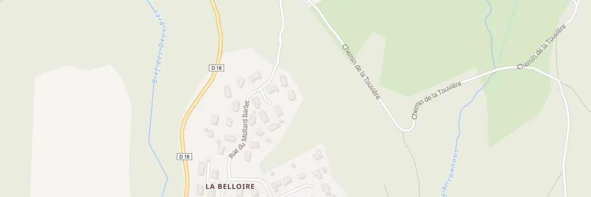 Plan du 18 Rue du Mollard Barlet à Samognat