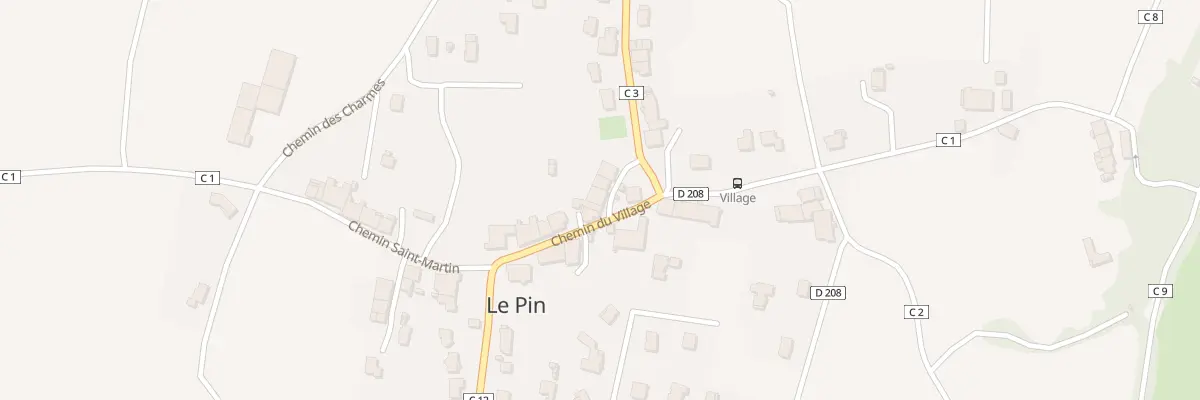 Plan du 11 Che du Village au Pin