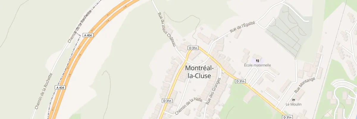 Plan du 2C Rue de la Ville à Montréal-la-Cluse