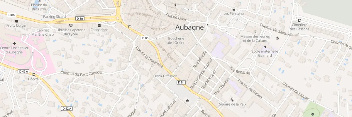 Plan du 6 Pl Joseph Rau à Aubagne