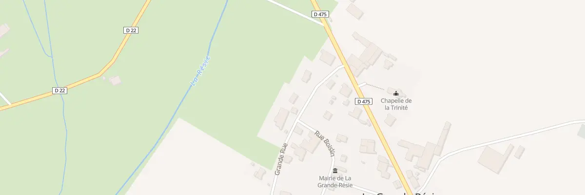 Plan du 4 Gr Grande Rue à La Grande-Résie