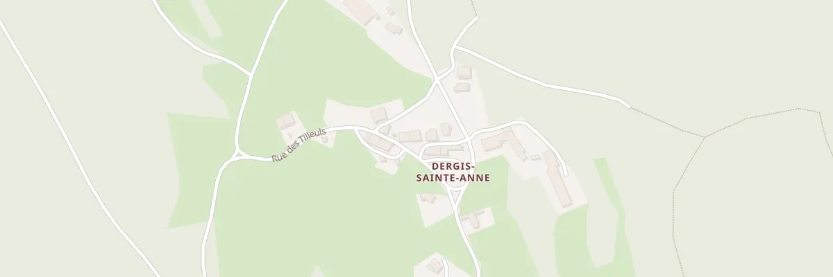 Plan du 9011 Dergis Ste Anne à Plateau d’Hauteville