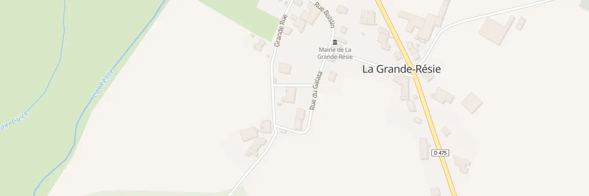 Plan du 11 Gr Grande Rue à La Grande-Résie