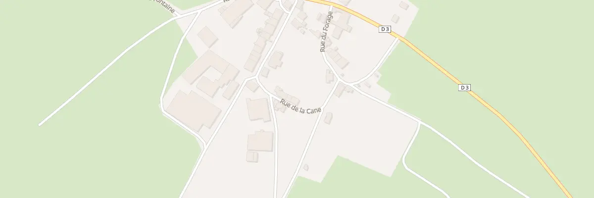 Plan du 3 Rue de la Cane à Chermisey