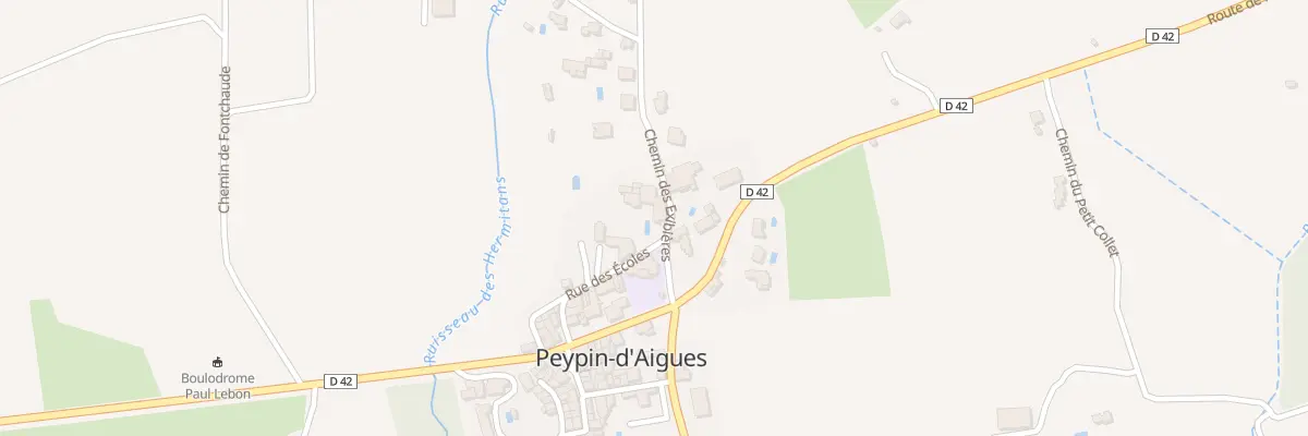 Plan du 31 Rue des Ecoles à Peypin-d’Aigues