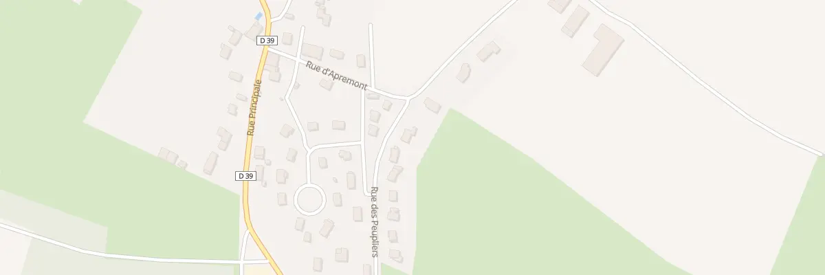 Plan du 1 Rue des Peupliers à Velet