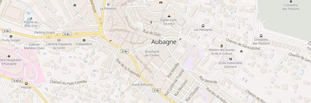 Plan du 1 Rue Frederic Mistral à Aubagne
