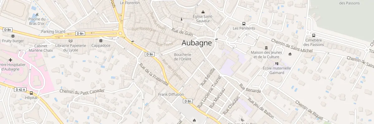 Plan du 16 Rue Hoche à Aubagne