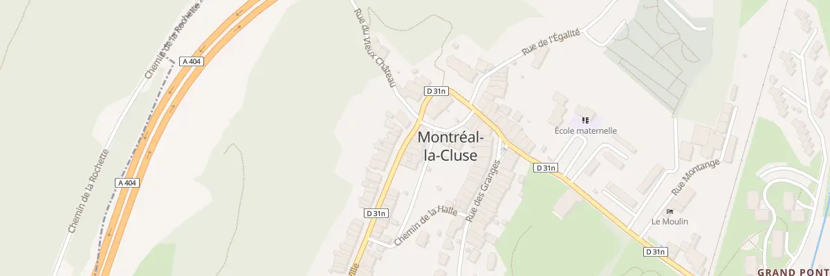 Plan du 5 Rue de la Ville à Montréal-la-Cluse