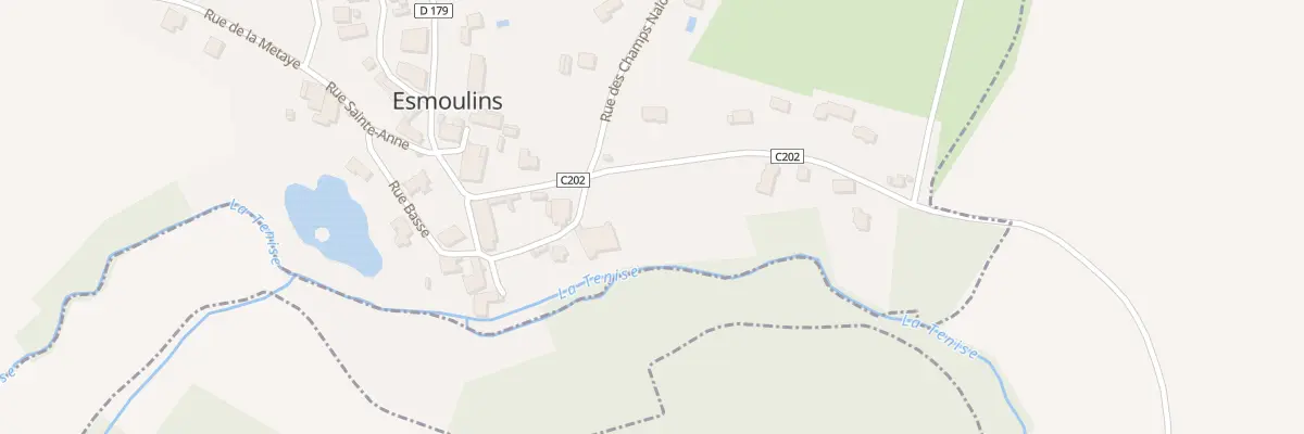 Plan du 4 Rue de la Tenise à Esmoulins