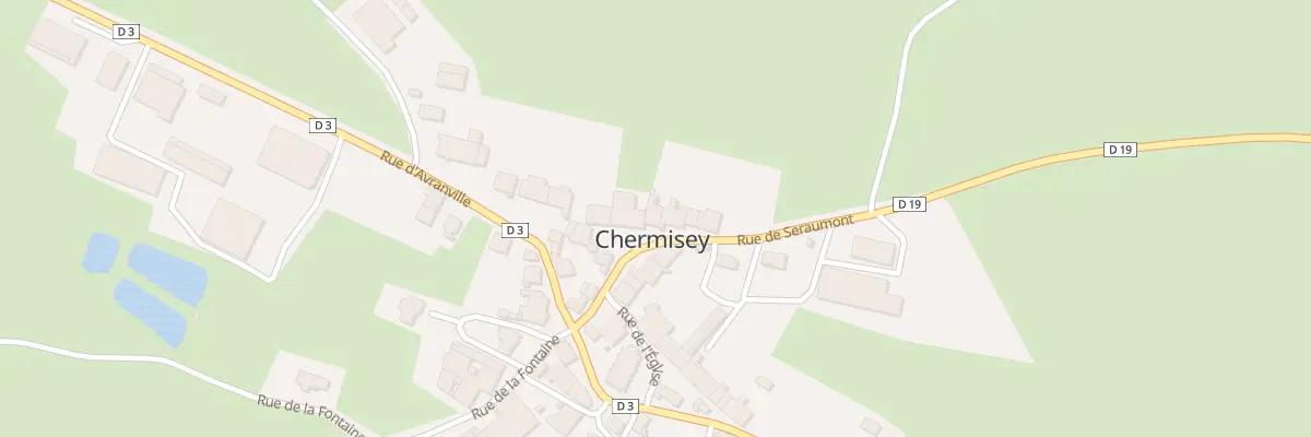 Plan du 9 Rue de Seraumont à Chermisey