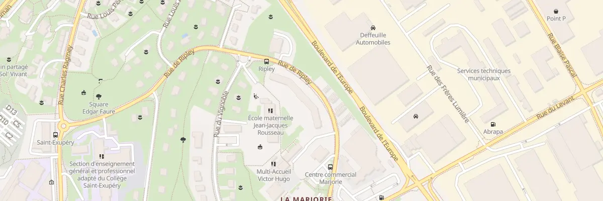 Plan du 7A Rue de Ripley à Lons-le-Saunier