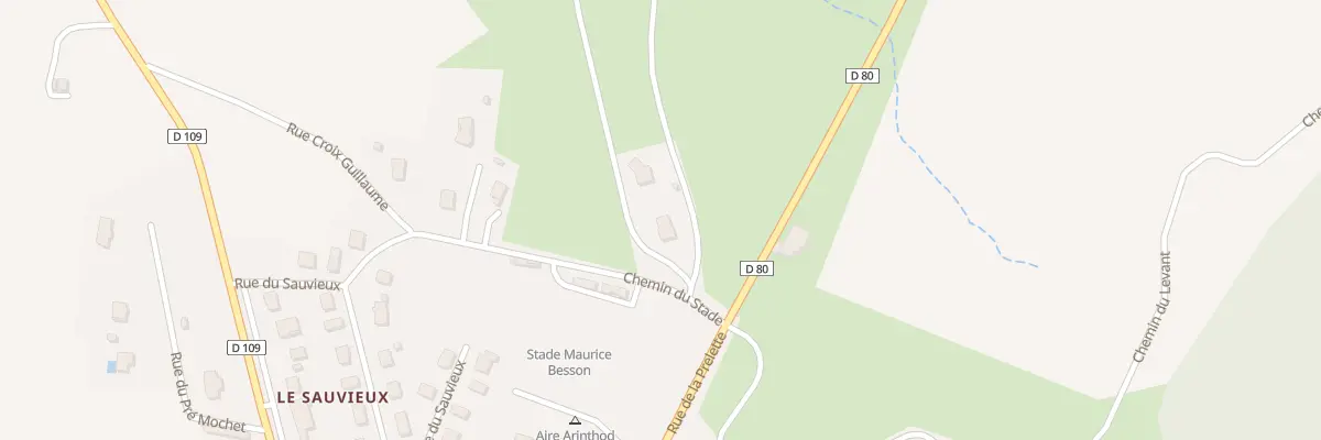 Plan du 2 Che de Chacour à Arinthod