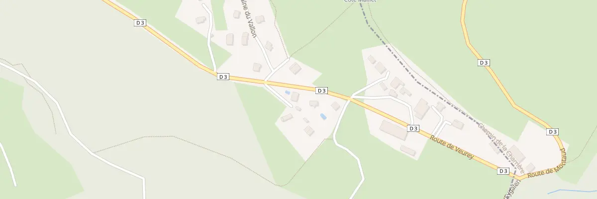 Plan du 386 Rte de Veurey à Montaud