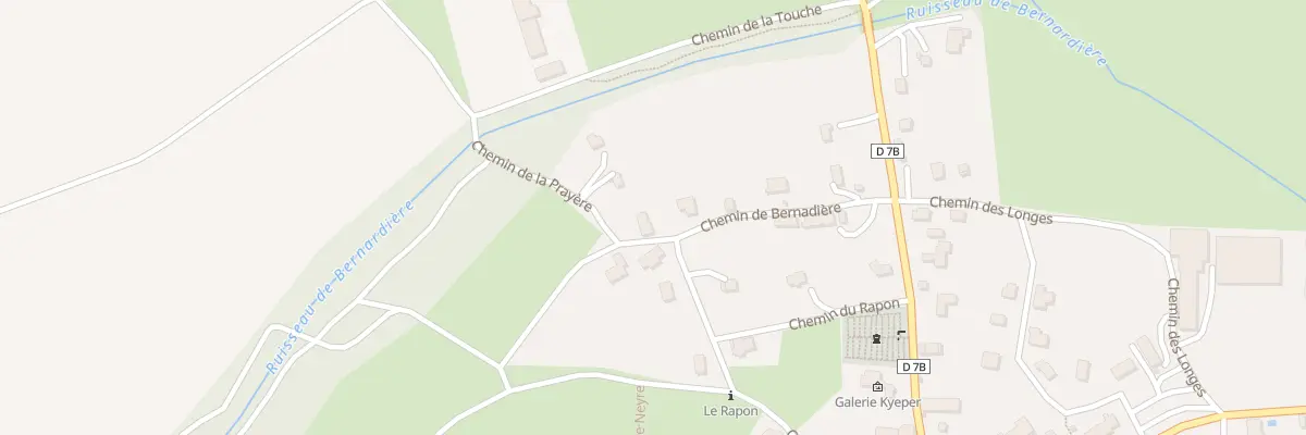 Plan du 190 Che de Bernardière à Chichilianne