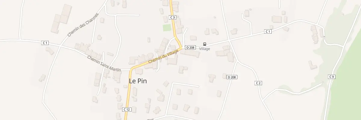 Plan du 10 Che du Village au Pin