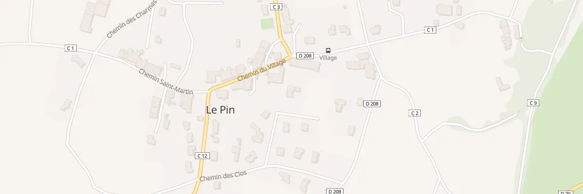 Plan du 195 Che des Clos au Pin