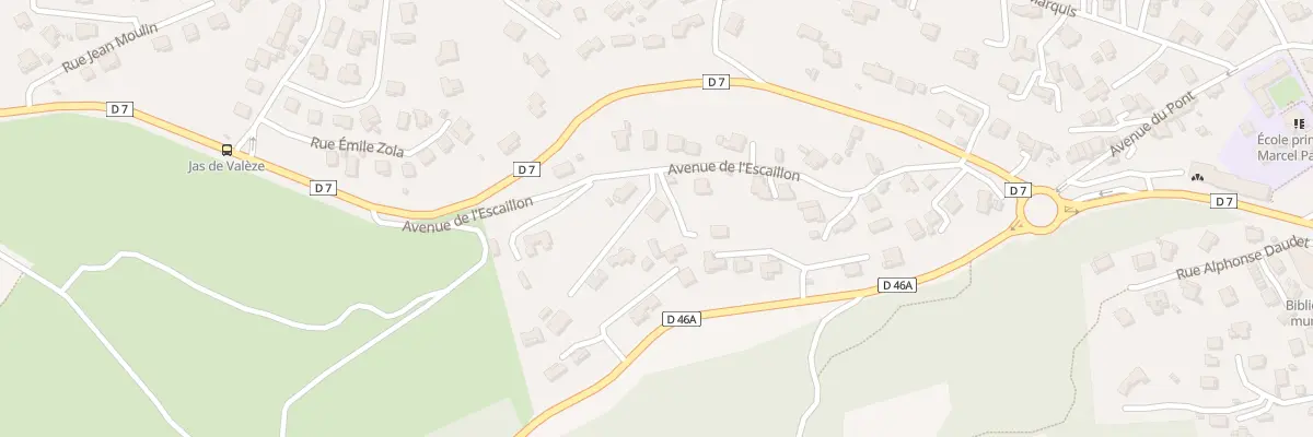 Plan du 5214F Av de l’Escaillon à Peypin